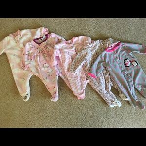 Fleece 3 Month Pjs
